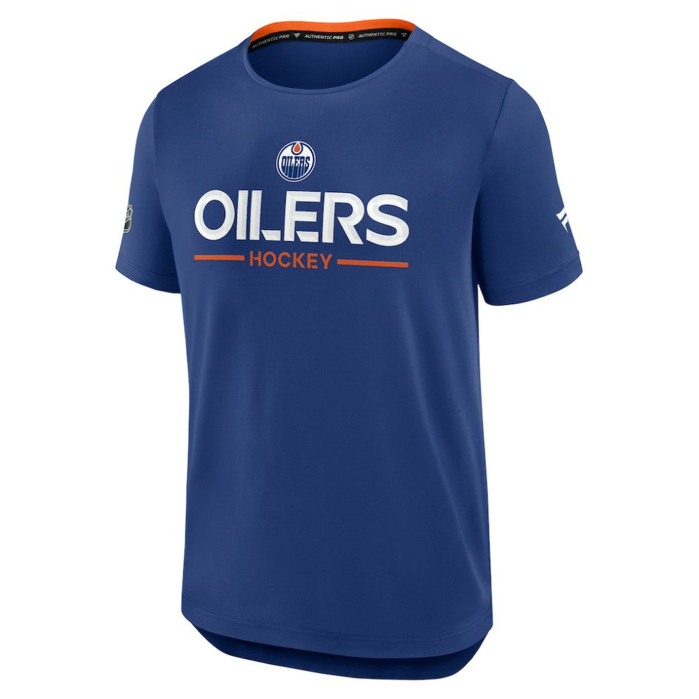 Edmonton Oilers Fanatics Authentic Pro Rink Tech T-Shirt Discount