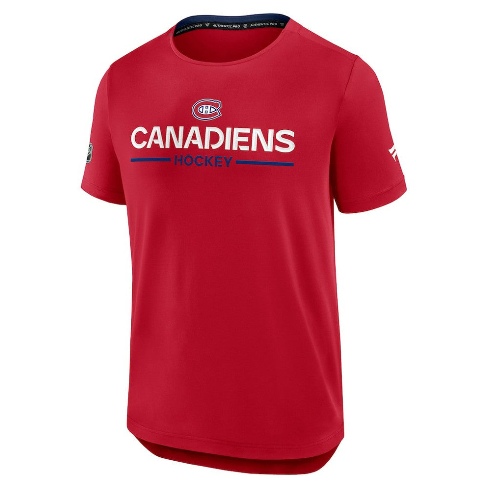 Montreal Canadiens Fanatics Authentic Pro Rink Tech T-Shirt Outlet