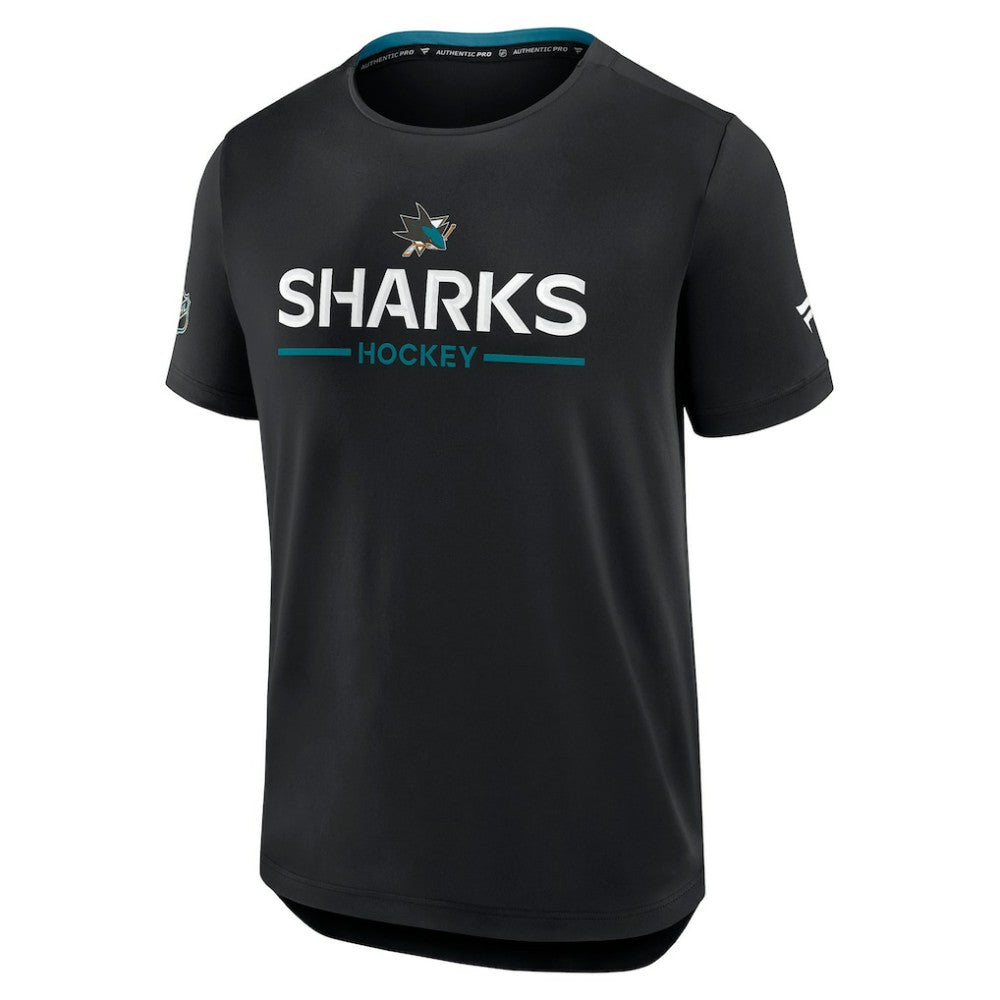 San Jose Sharks Fanatics Authentic Pro Rink Tech T-Shirt Sale