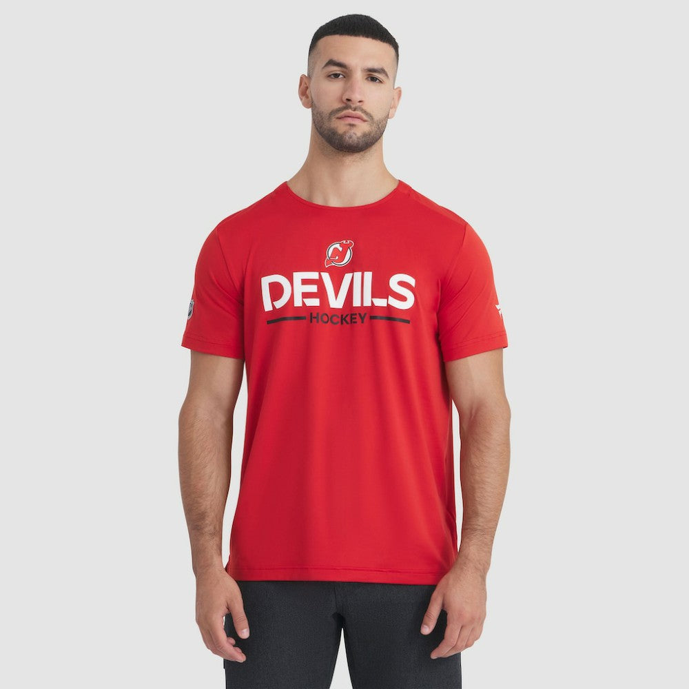 New Jersey Devils Fanatics Authentic Pro Rink Tech T-Shirt Discount