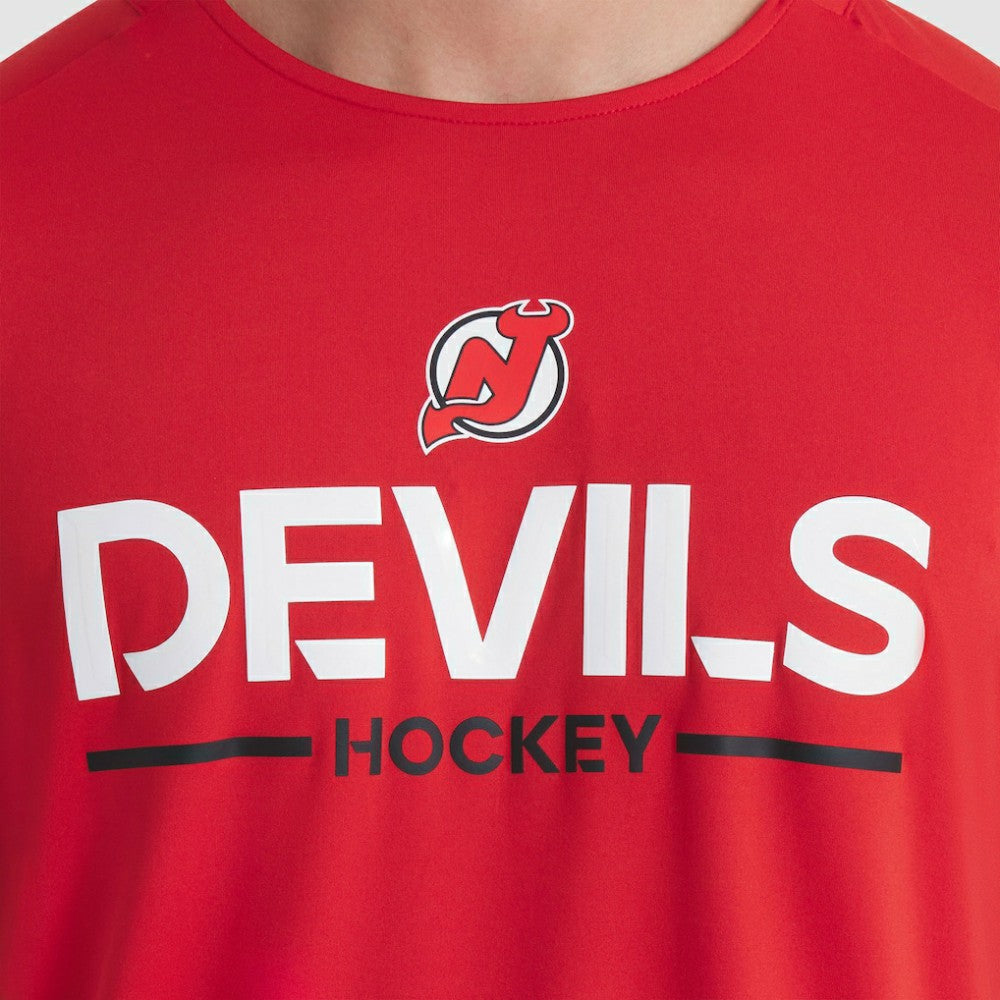 New Jersey Devils Fanatics Authentic Pro Rink Tech T-Shirt Discount