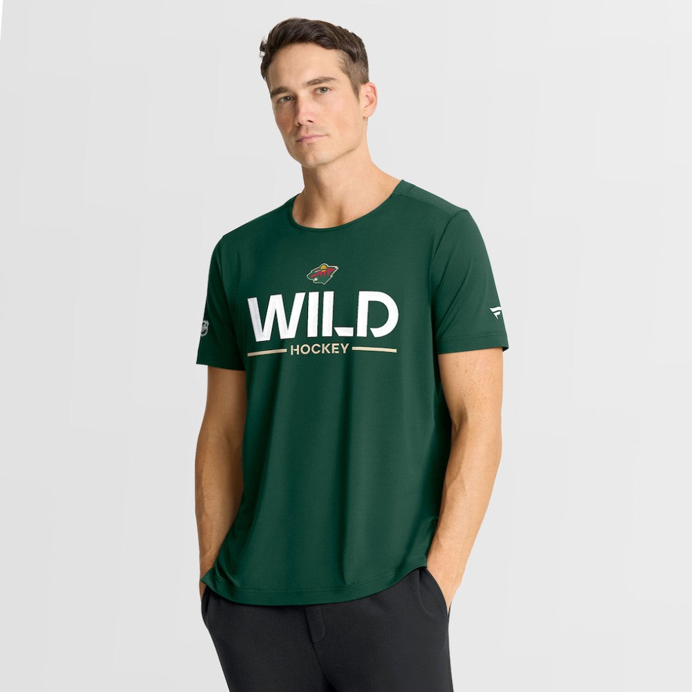 Minnesota Wild Fanatics Authentic Pro Rink Tech T-Shirt Sale