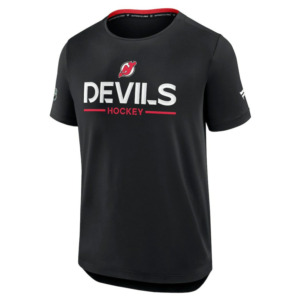 New Jersey Devils Fanatics Authentic Pro Rink Tech T-Shirt Online