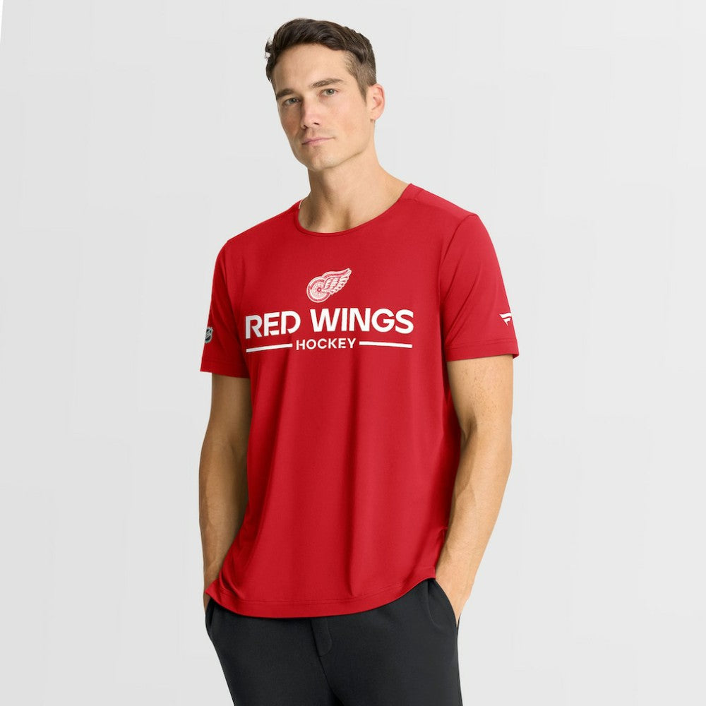 Detroit Red Wings Fanatics Authentic Pro Centennial Rink Tech T-Shirt Online