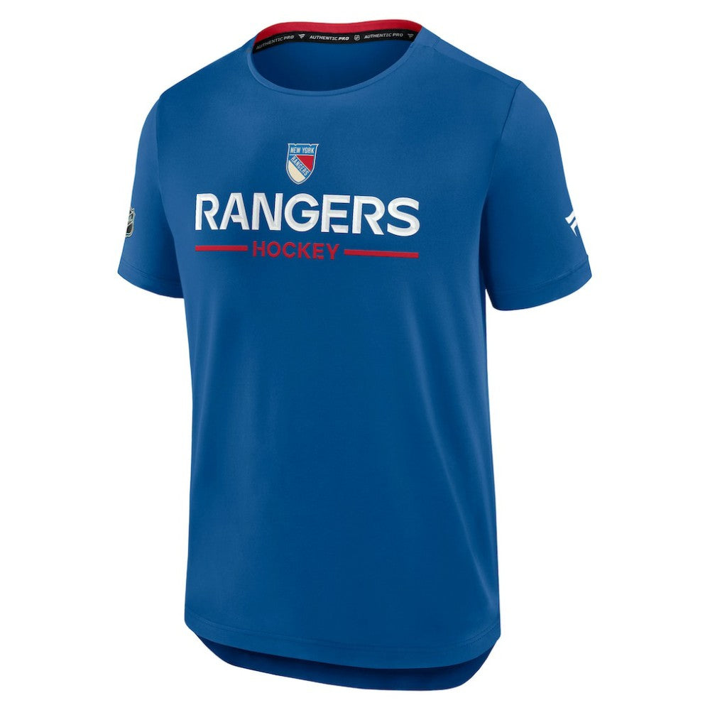 New York Rangers Fanatics Authentic Pro Rink Centennial Tech T-Shirt Online
