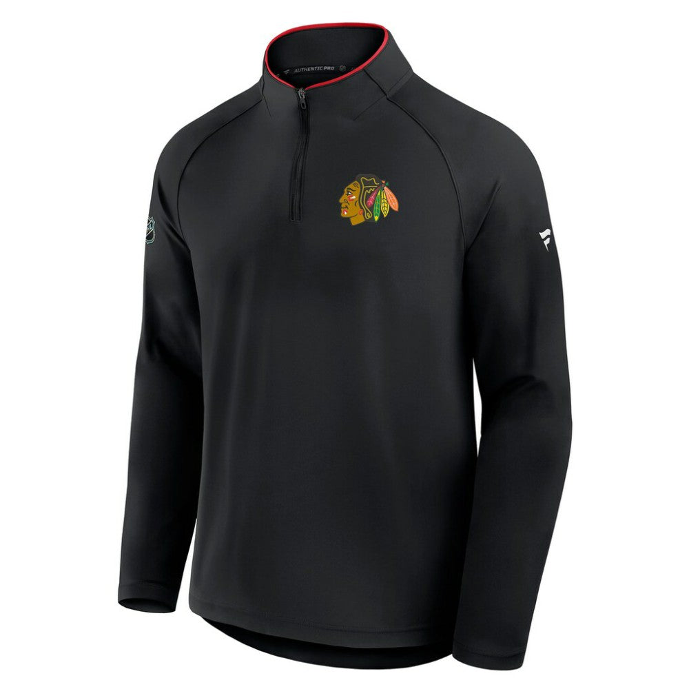 Chicago Blackhawks Fanatics Authentic Pro Rink Training Quarter-Zip Pullover Online