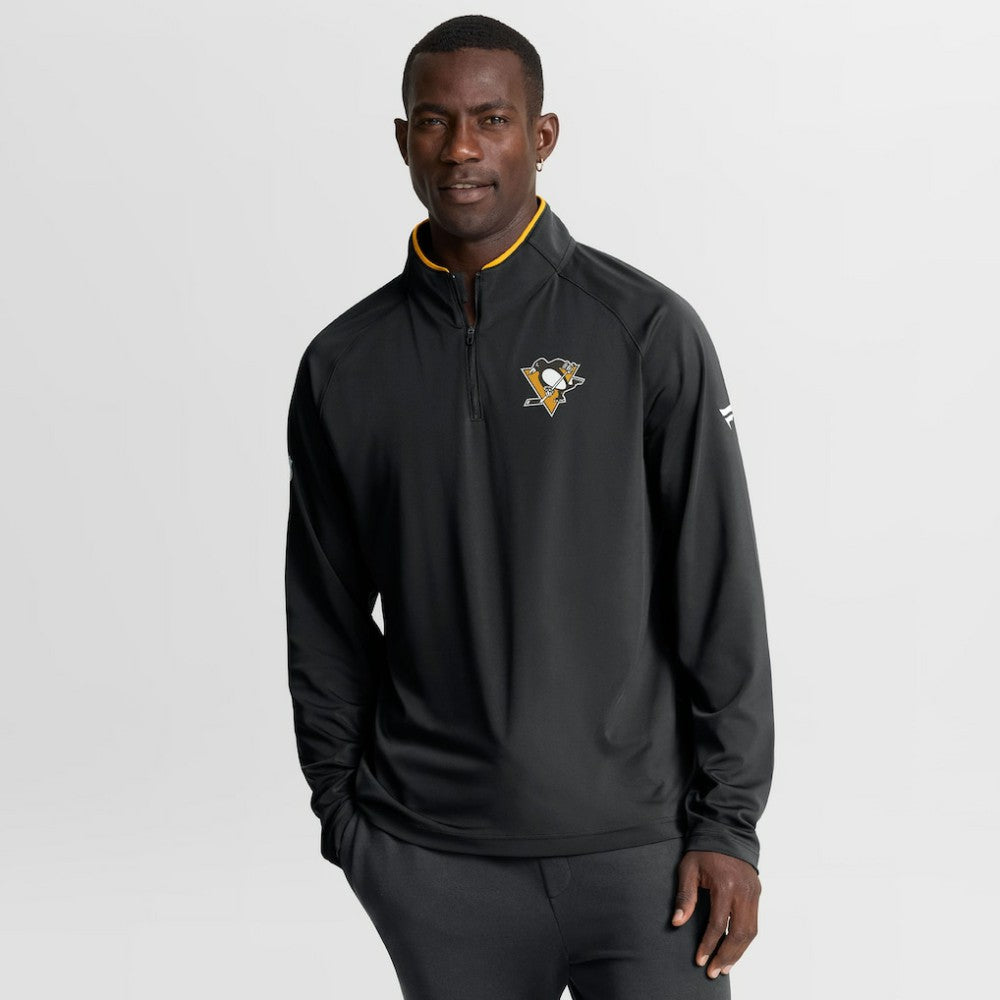 Pittsburgh Penguins Fanatics Authentic Pro Rink Training Quarter-Zip Pullover Discount