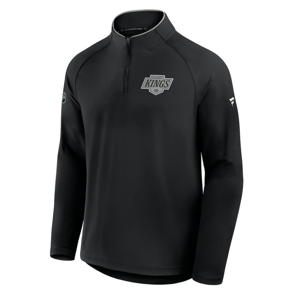 Los Angeles Kings Fanatics Authentic Pro Rink Training Quarter-Zip Pullover For Sale