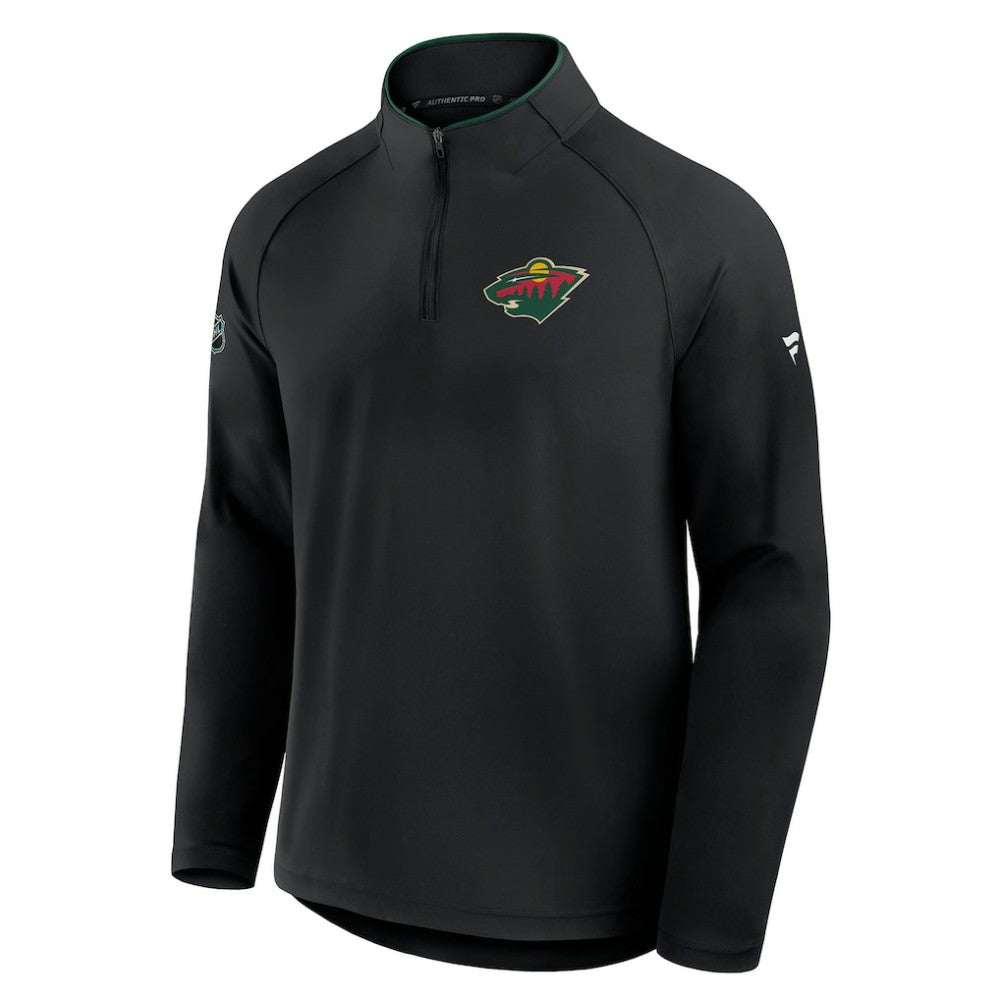 Minnesota Wild Fanatics Authentic Pro Rink Training Quarter-Zip Pullover For Sale