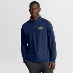 Nashville Predators Fanatics Authentic Pro Rink Training Quarter-Zip Pullover Sale