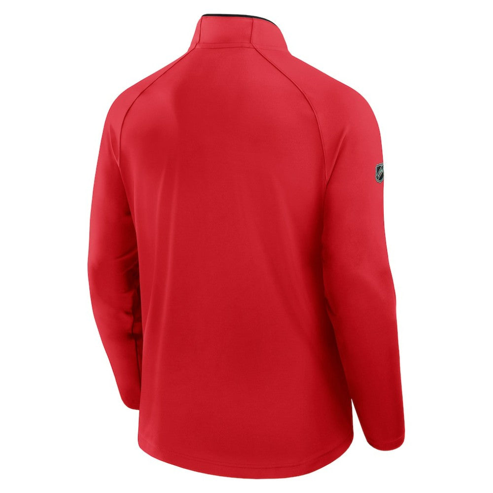 New Jersey Devils Fanatics Authentic Pro Rink Training Quarter-Zip Pullover Sale
