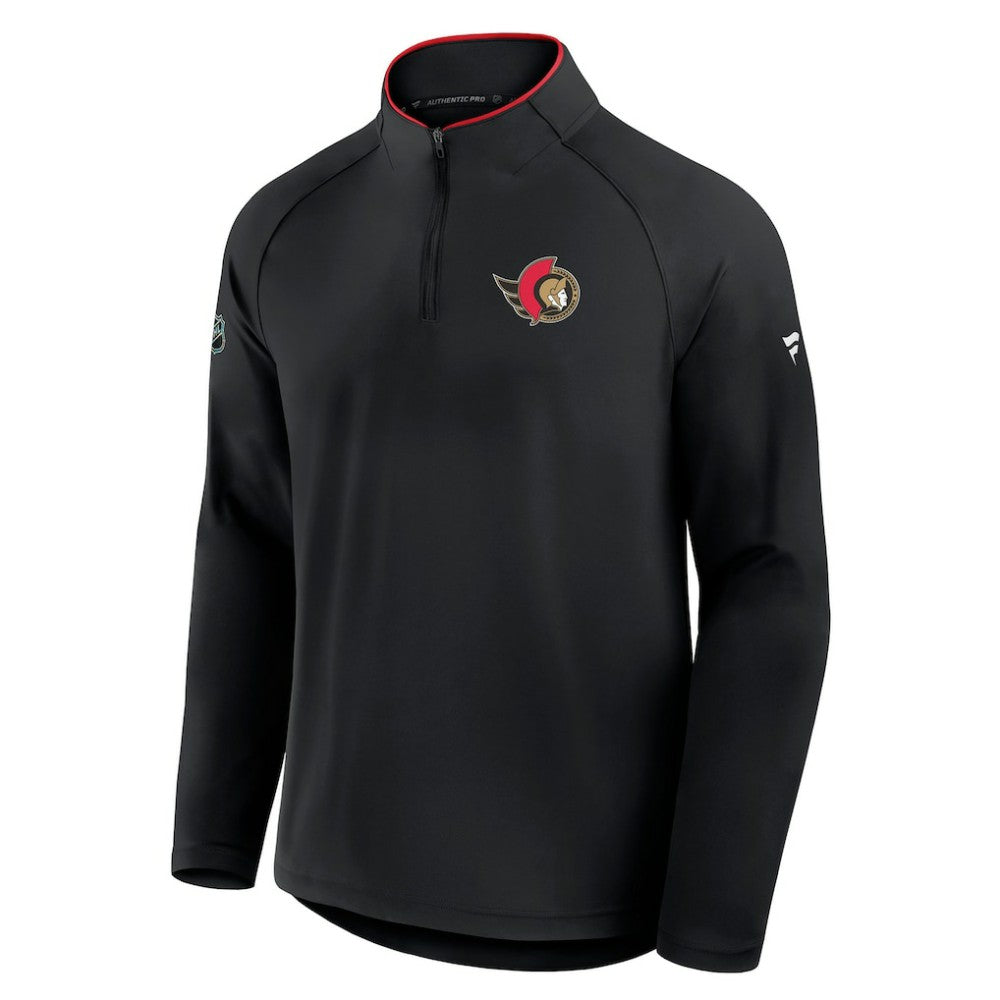 Ottawa Senators Fanatics Authentic Pro Rink Training Quarter-Zip Pullover Discount