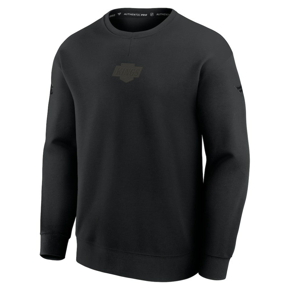 Los Angeles Kings Fanatics Authentic Pro Road Tri-Blend Sweatshirt For Sale