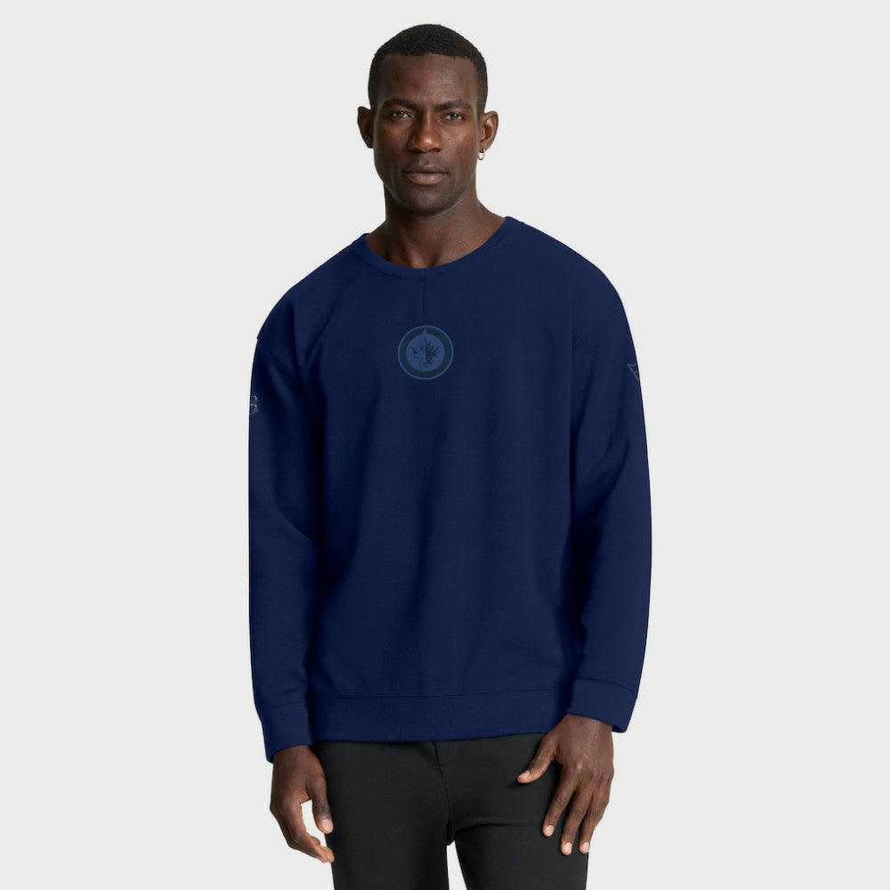 Winnipeg Jets Fanatics Authentic Pro Road Tri-Blend Sweatshirt Online