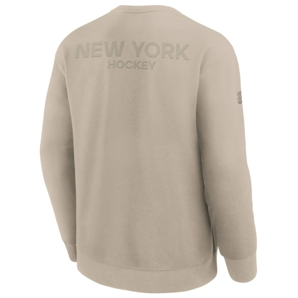 New York Islanders Fanatics Authentic Pro Road Tri-Blend Sweatshirt For Sale