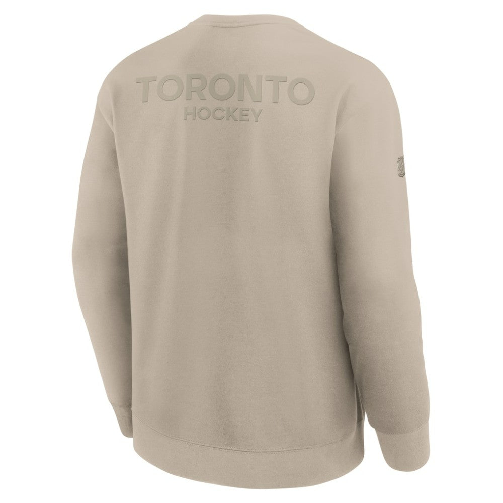 Toronto Maple Leafs Fanatics Authentic Pro Road Tri-Blend Sweatshirt Discount