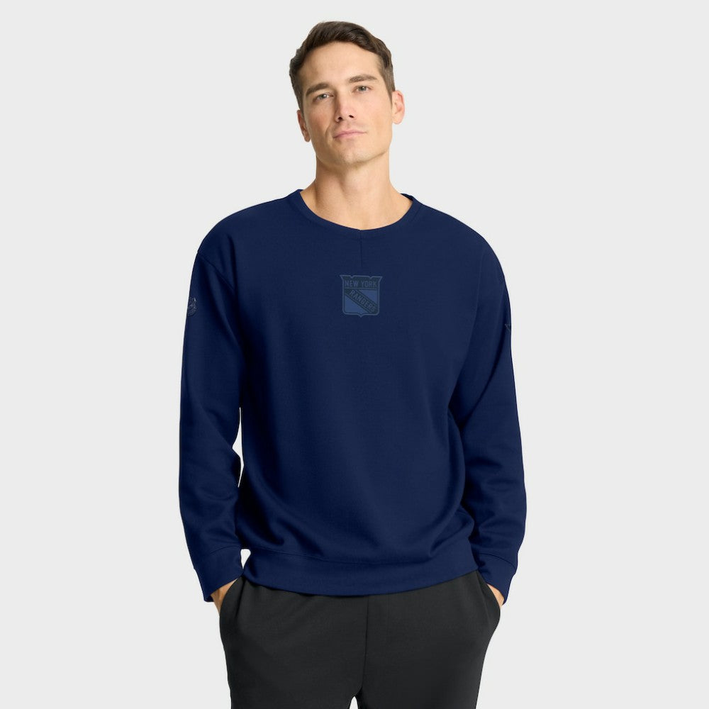 New York Rangers Fanatics Authentic Pro Road Tri-Blend Sweatshirt Sale