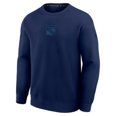 New York Rangers Fanatics Authentic Pro Road Tri-Blend Sweatshirt Sale