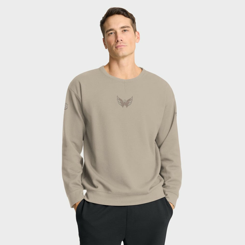 Washington Capitals Fanatics Authentic Pro Road Tri-Blend Sweatshirt Sale