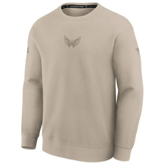 Washington Capitals Fanatics Authentic Pro Road Tri-Blend Sweatshirt Sale
