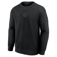Calgary Flames Fanatics Authentic Pro Road Tri-Blend Sweatshirt Online