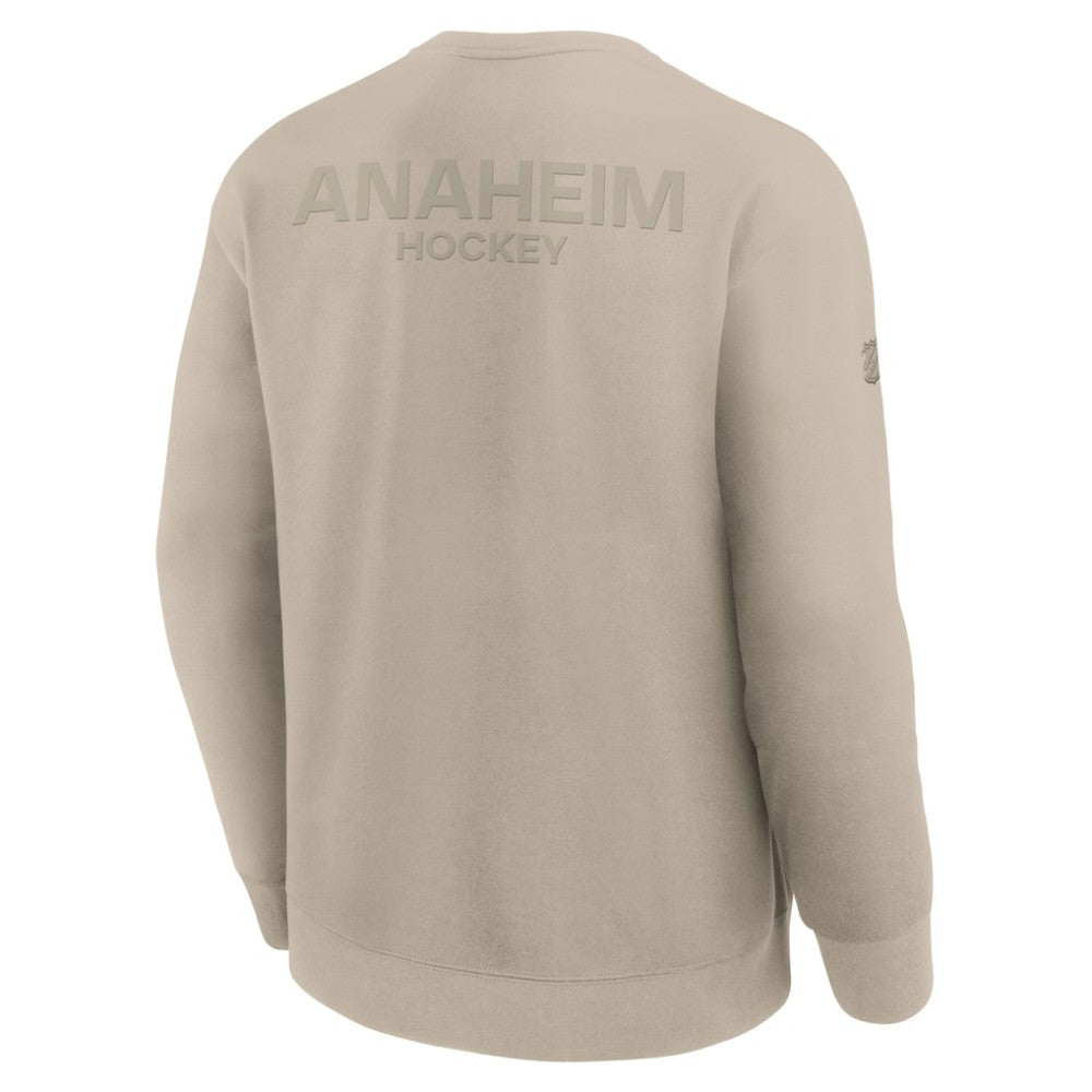 Anaheim Ducks Fanatics Authentic Pro Road Tri-Blend Sweatshirt For Sale