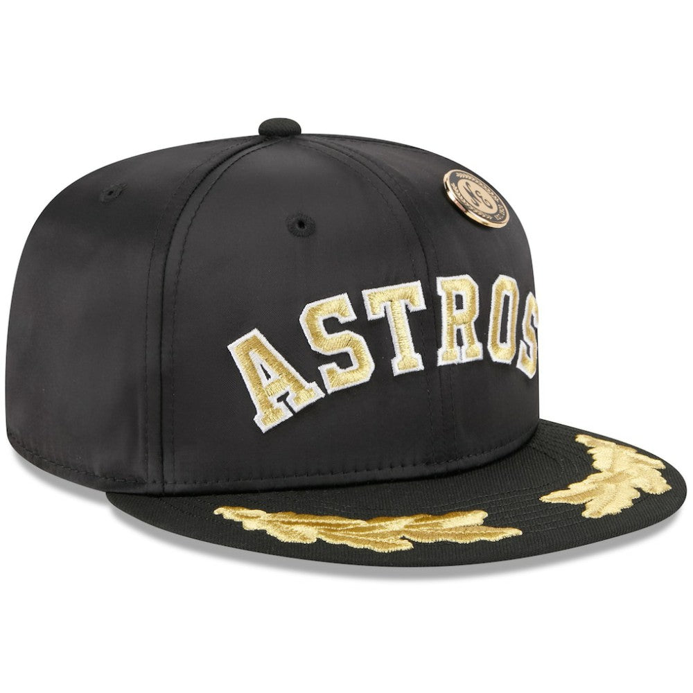 Houston Astros New Era 2025 59FIFTY Day Gold Leaf 59FIFTY Fitted Hat | MLB Discount