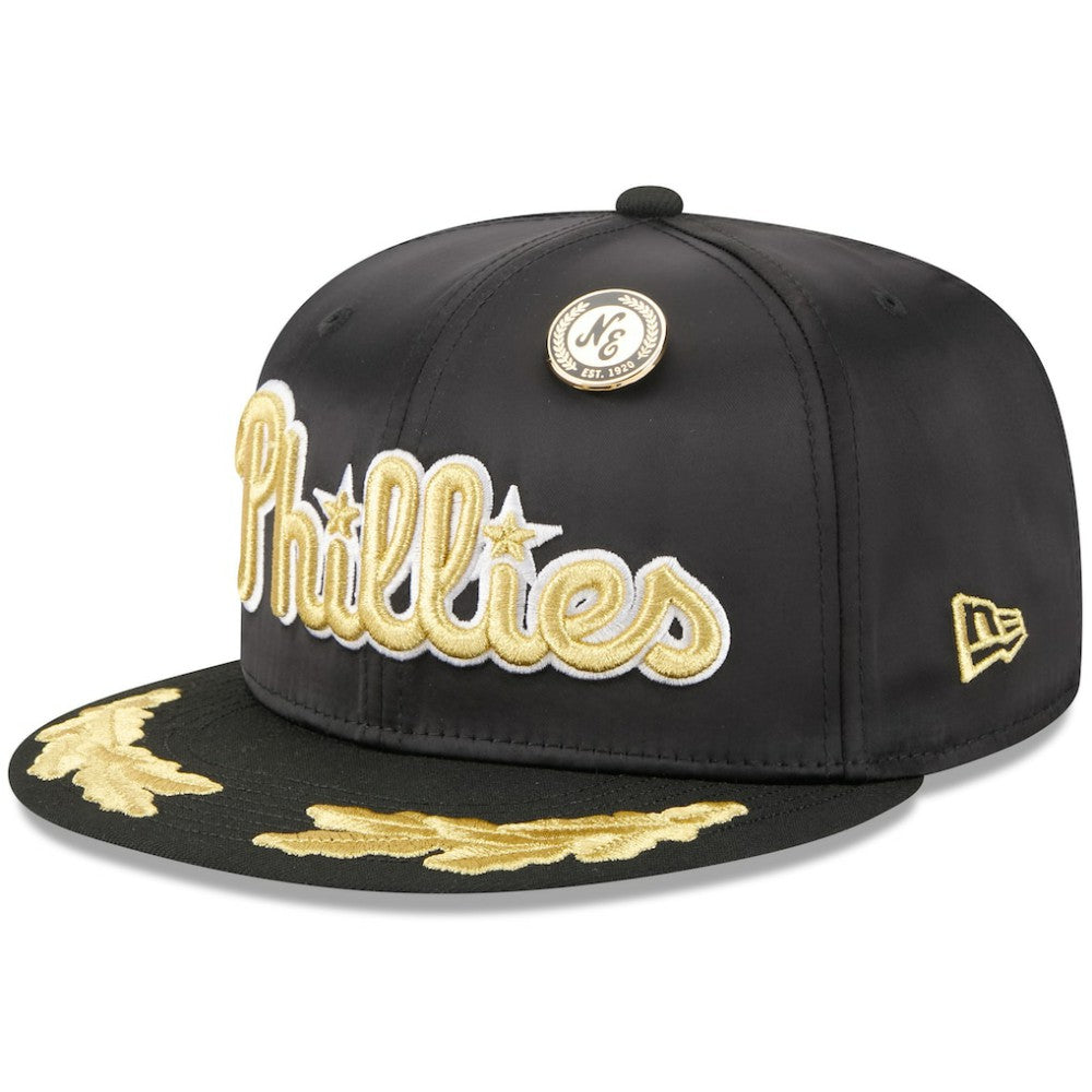 Philadelphia Phillies New Era 2025 59FIFTY Day Gold Leaf 59FIFTY Fitted Hat | MLB Discount