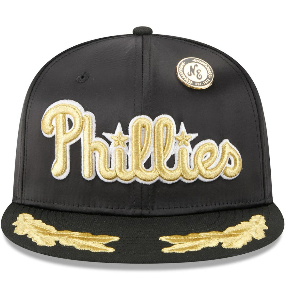 Philadelphia Phillies New Era 2025 59FIFTY Day Gold Leaf 59FIFTY Fitted Hat | MLB Discount
