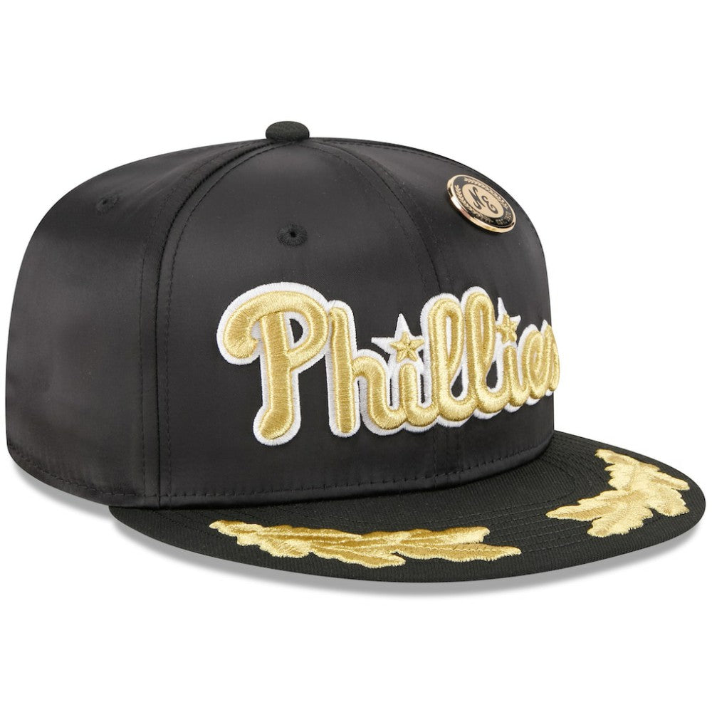 Philadelphia Phillies New Era 2025 59FIFTY Day Gold Leaf 59FIFTY Fitted Hat | MLB Discount