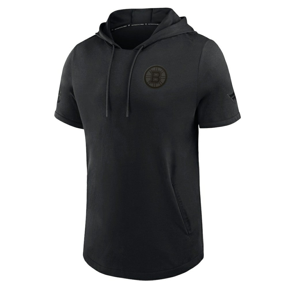 Boston Bruins Fanatics Authentic Pro Road Short Sleeve Hoodie Outlet