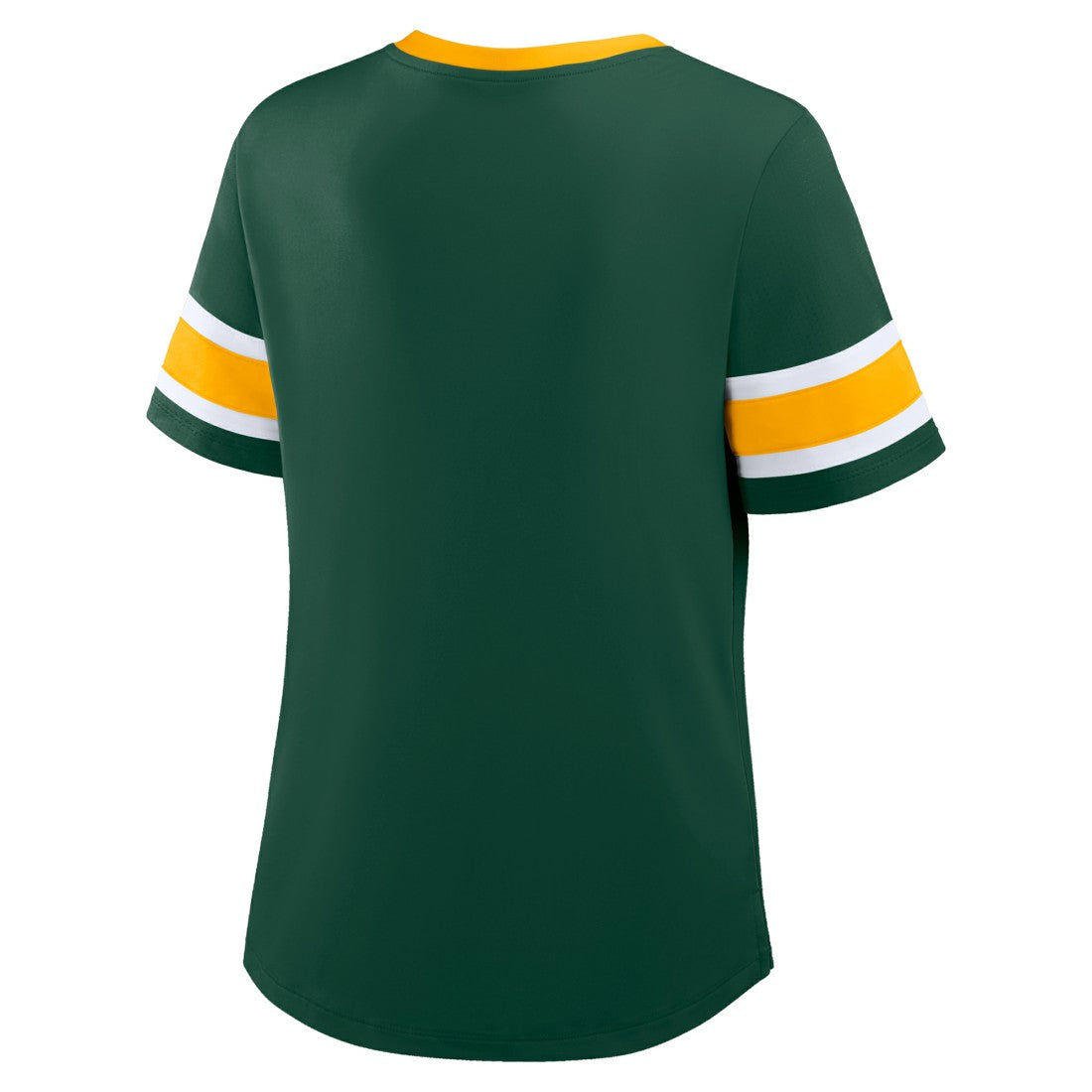 Green Bay Packers Fanatics Women's Redzone Draw Play Athena Lace-Up T-Shirt