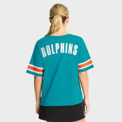 Miami Dolphins Fanatics Women's Redzone Curl Route T-Shirt