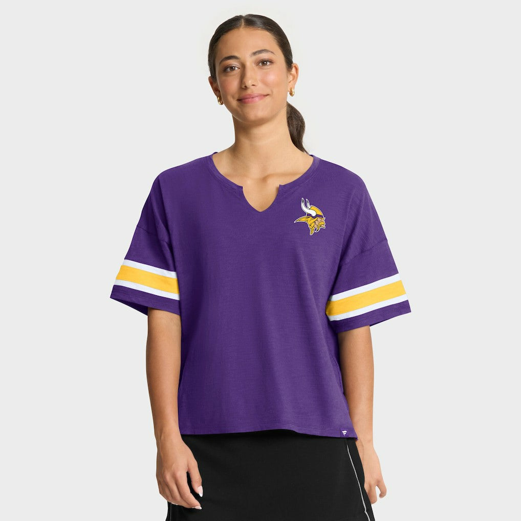 Minnesota Vikings Fanatics Women's Redzone Curl Route T-Shirt