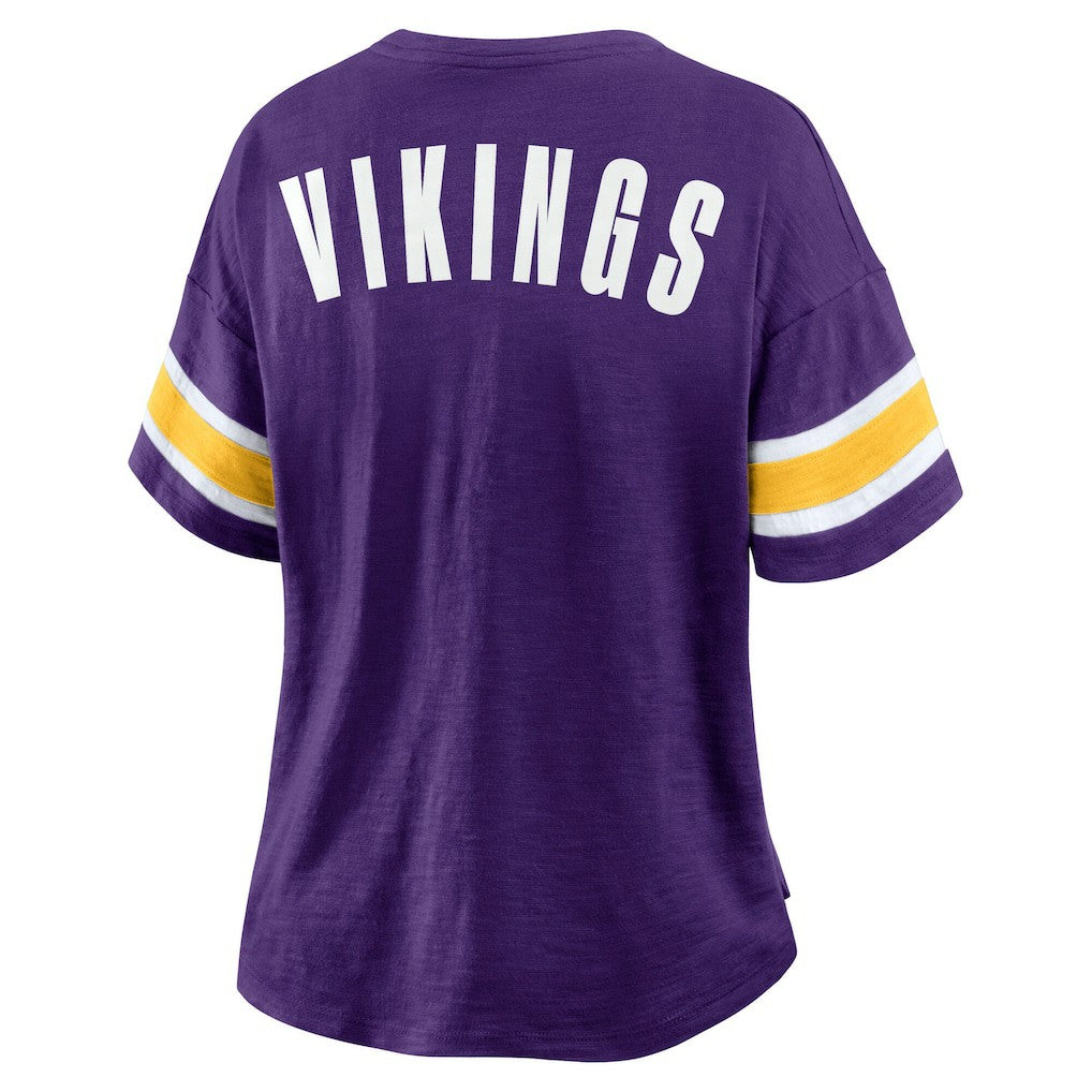Minnesota Vikings Fanatics Women's Redzone Curl Route T-Shirt