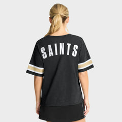 New Orleans Saints Fanatics Women's Redzone Curl Route T-Shirt