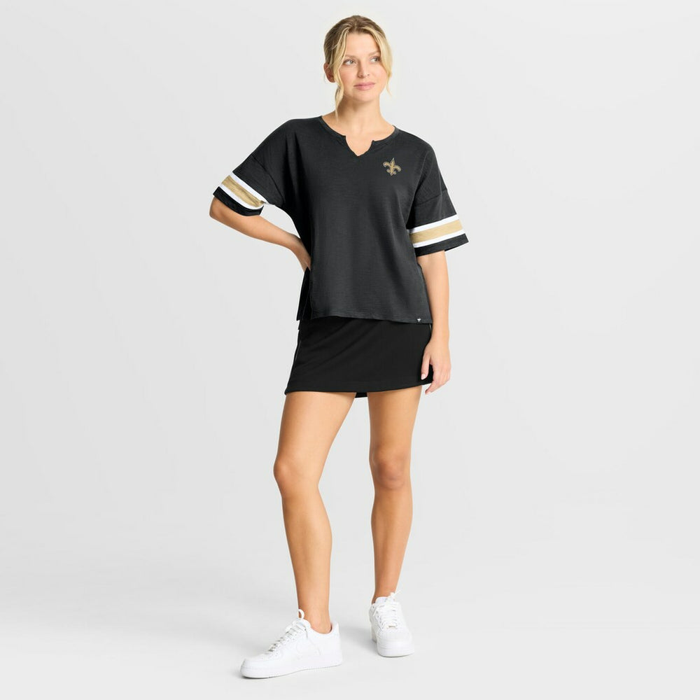 New Orleans Saints Fanatics Women's Redzone Curl Route T-Shirt