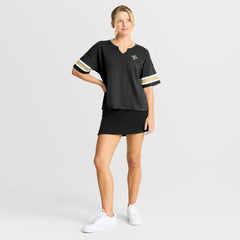 New Orleans Saints Fanatics Women's Redzone Curl Route T-Shirt