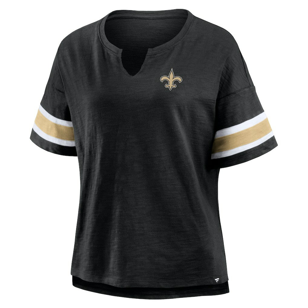 New Orleans Saints Fanatics Women's Redzone Curl Route T-Shirt