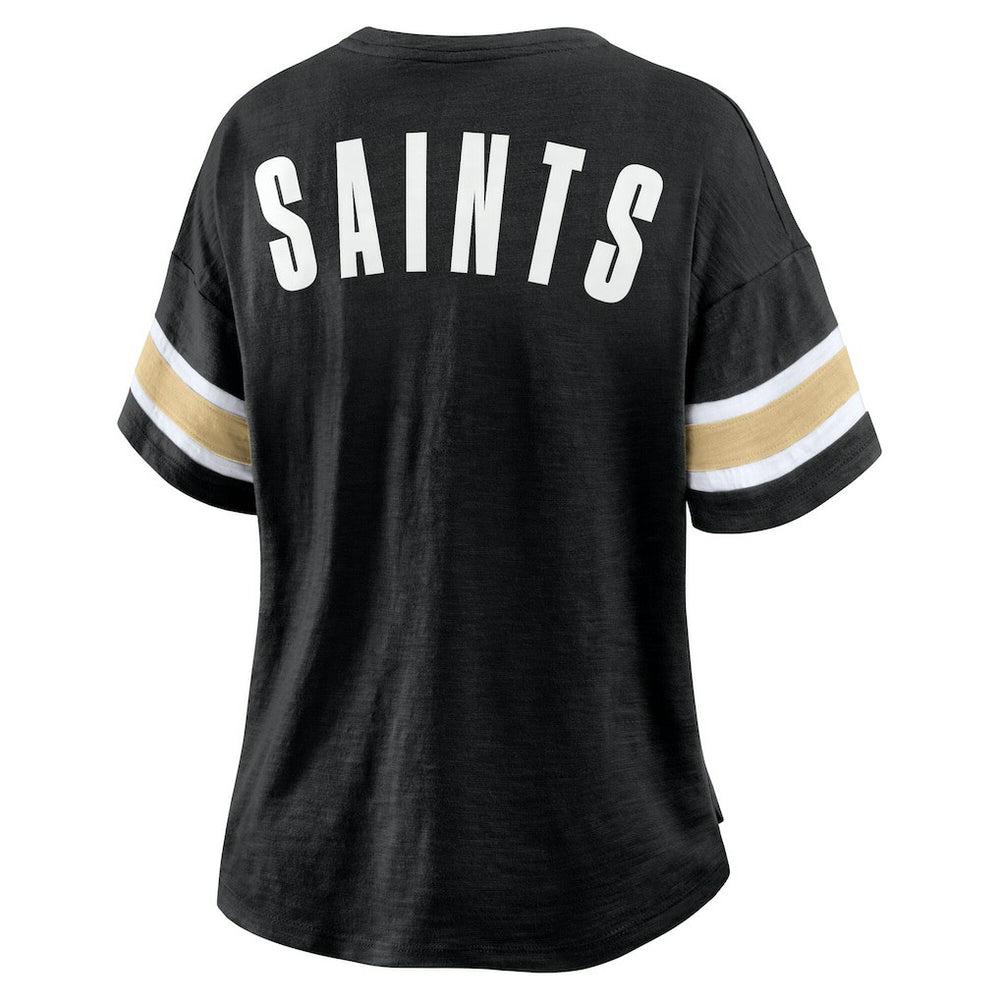 New Orleans Saints Fanatics Women's Redzone Curl Route T-Shirt