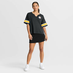 Pittsburgh Steelers Fanatics Women's Redzone Curl Route T-Shirt