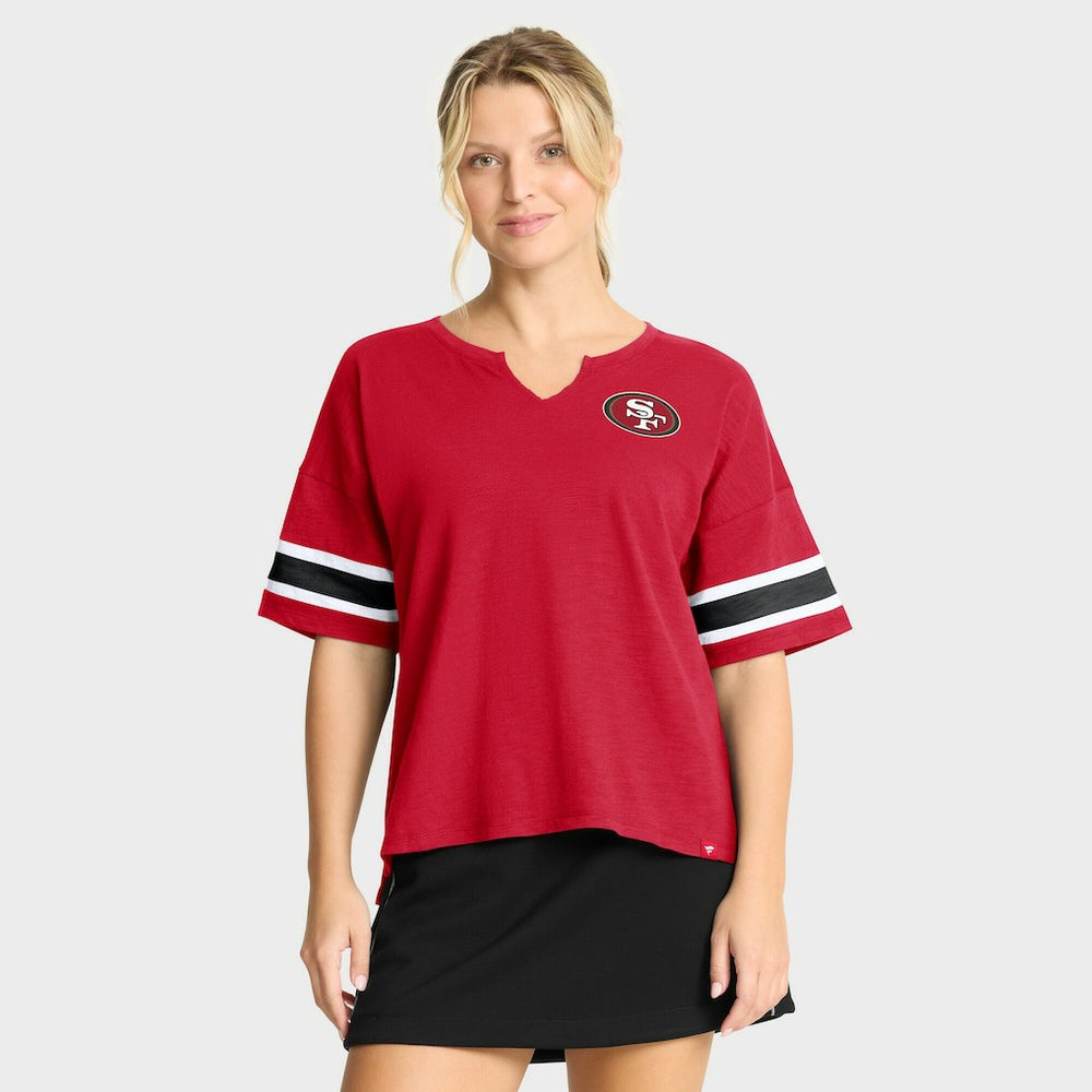 San Francisco 49ers Fanatics Women's Redzone Curl Route T-Shirt