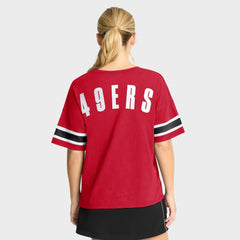 San Francisco 49ers Fanatics Women's Redzone Curl Route T-Shirt
