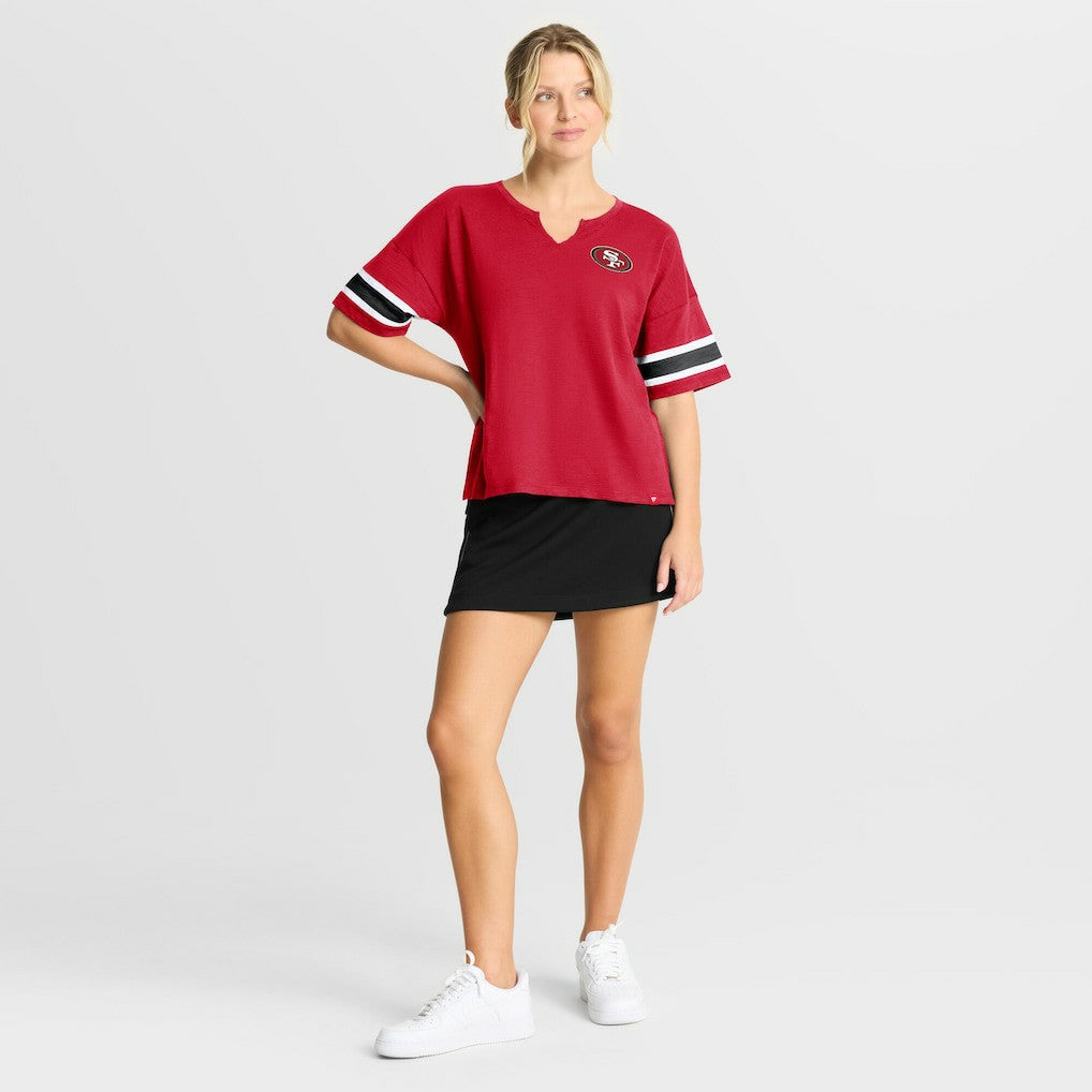 San Francisco 49ers Fanatics Women's Redzone Curl Route T-Shirt