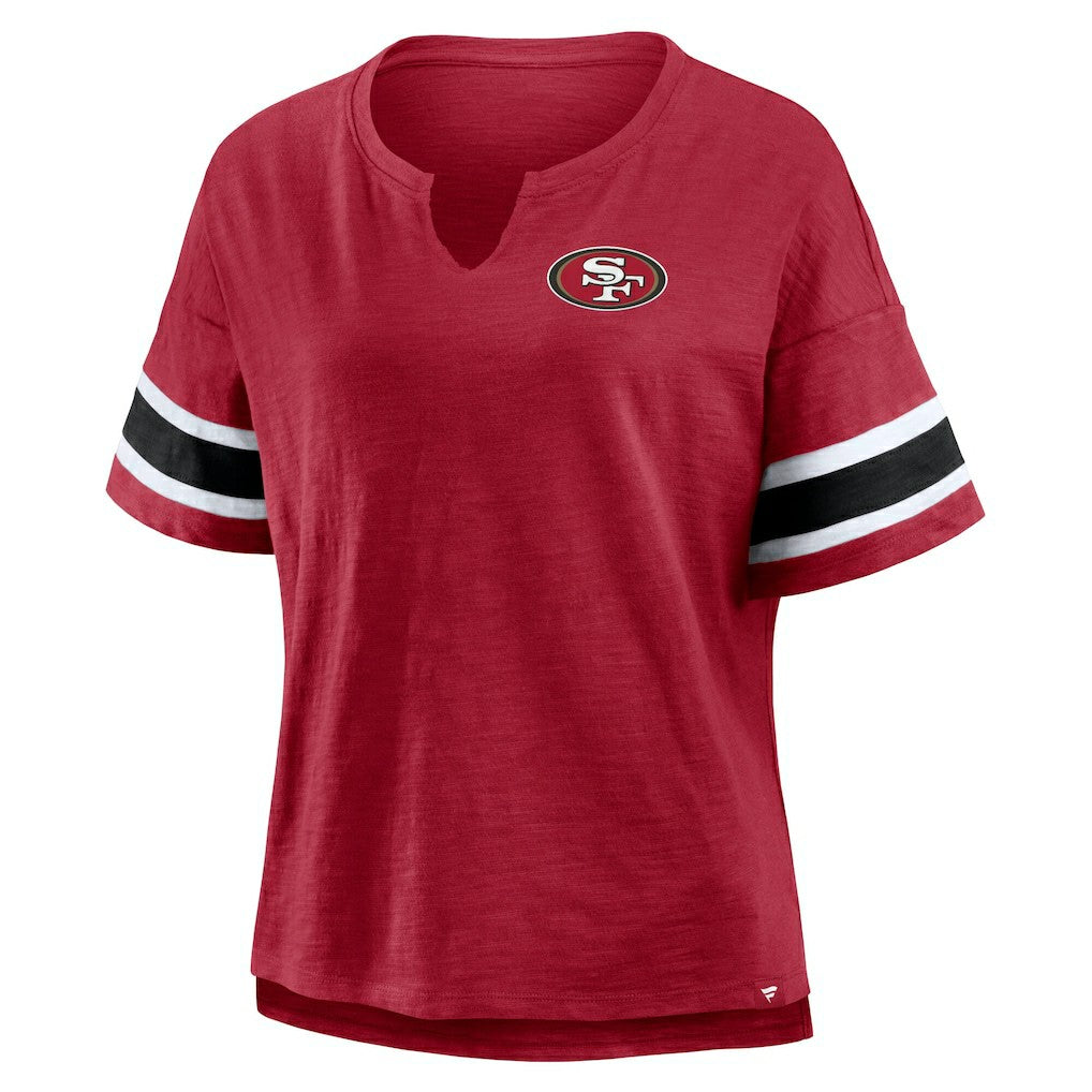 San Francisco 49ers Fanatics Women's Redzone Curl Route T-Shirt