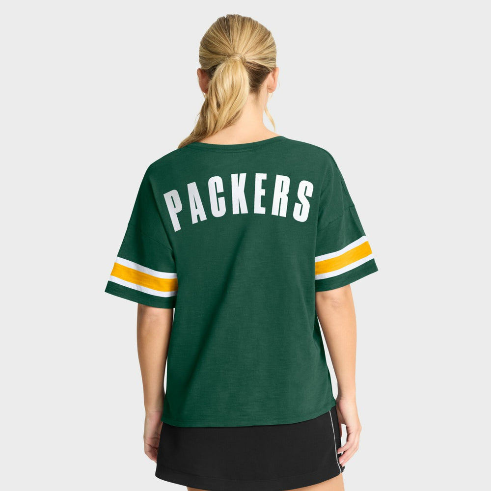 Green Bay Packers Fanatics Women's Redzone Curl Route T-Shirt
