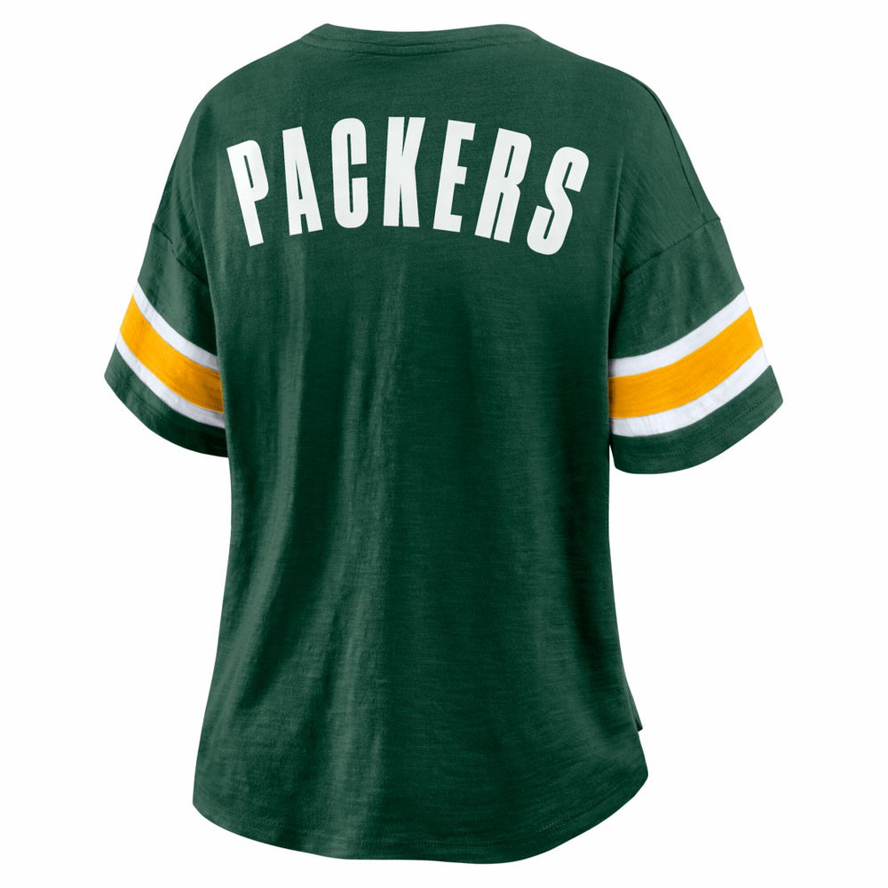Green Bay Packers Fanatics Women's Redzone Curl Route T-Shirt
