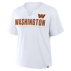 Washington Commanders Fanatics Women's Redzone Slub Boxy T-Shirt