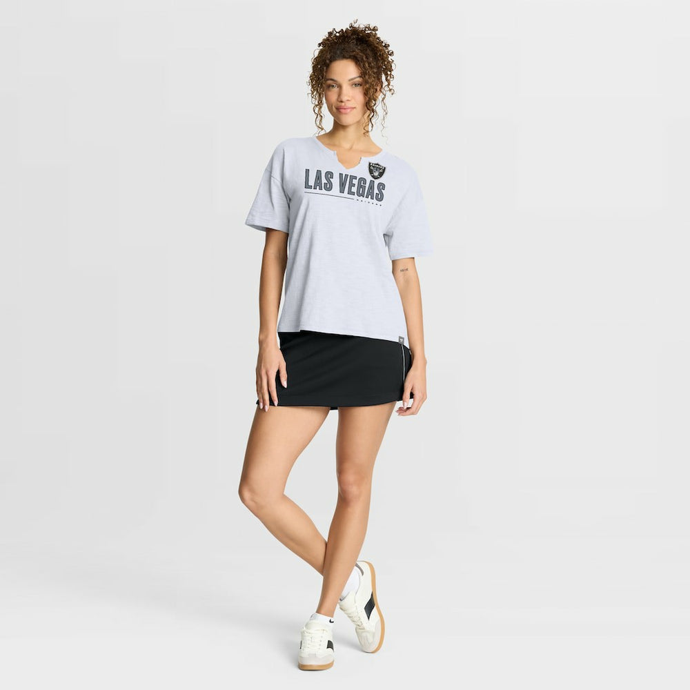 Las Vegas Raiders Fanatics Women's Redzone Slub Boxy T-Shirt
