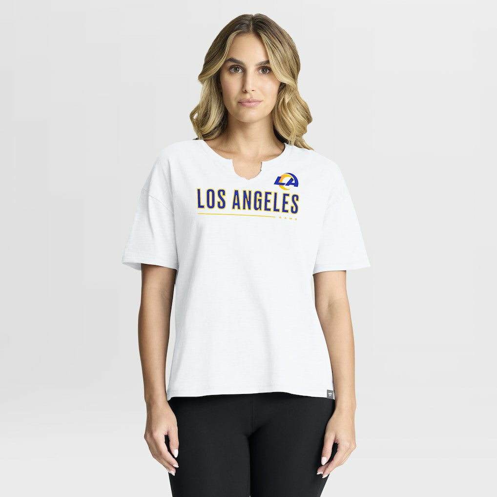Los Angeles Rams Fanatics Women's Redzone Slub Boxy T-Shirt